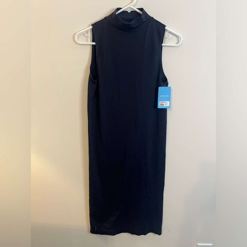 NWT Yummie Lagos Mockneck Smoothing Tank Dress Sleeveless Women’s Size Small